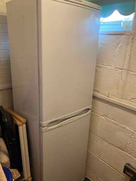 Photo of free White fridge freezer (Adeyfield HP2) #1