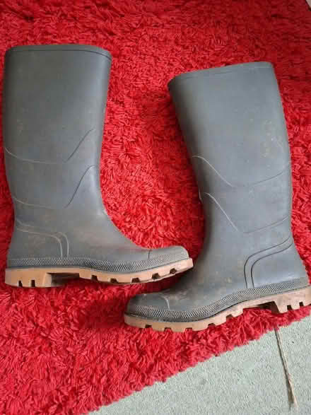 Photo of free A pair of dark green wellington boots (Bilton CV22) #1