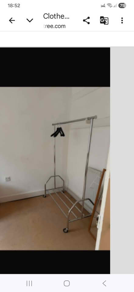 Photo of Clothes rail, ideally with shelf (Morningside EH10) #2