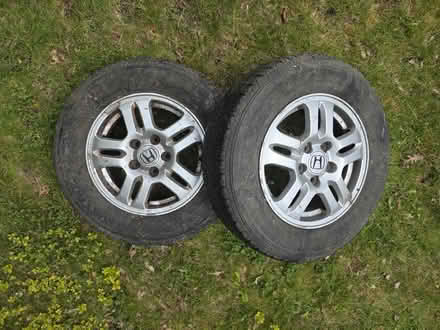 Photo of free Pair of 15" Genuine Honda CR-V Alloy Wheels - OEM Enkei (S9A (Freshford BA2) #1