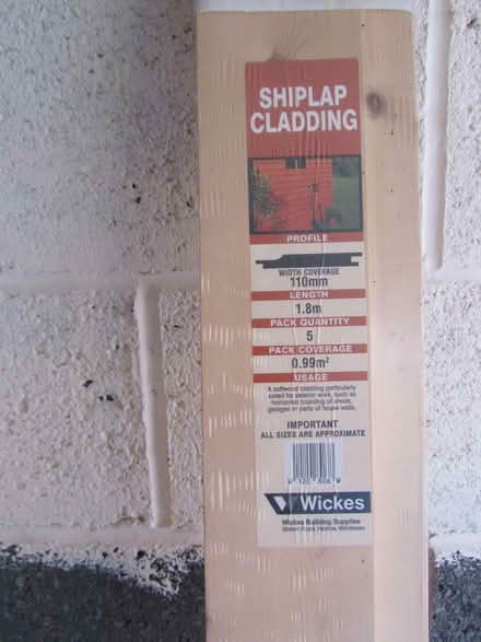 Photo of free Pack of 5 new shiplap cladding strips. (Littleover DE23) #2