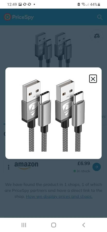 Photo of USB Data Cable Lead Andriod (Birmingham City Centre B4) #1