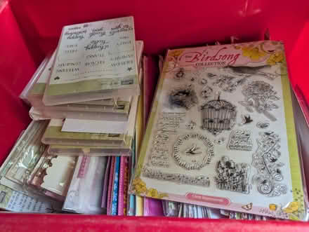Photo of free Clear stamps for crafting (Sidley TN39) #1