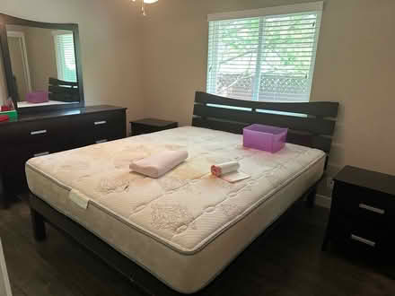 Photo of free Cal King bed set with mattress (Lafayette) #2