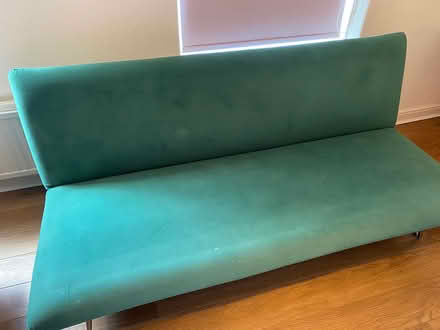 Photo of free Pre-loved Green Sofa Bed (Cathays CF24) #1