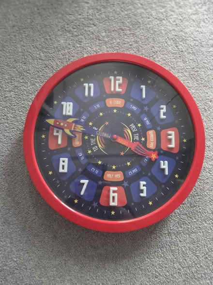 Photo of free Kids Space Clock (W12) #1