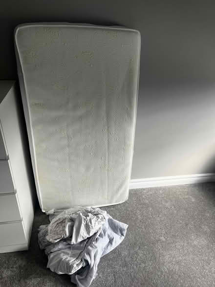 Photo of free Crib mattress and sheets (Arnprior) #1