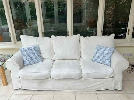 Photo of free Collins & Hayes triple sofa (West Common AL5) #2