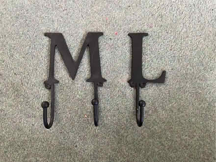Photo of free M and L metal hooks (Jersey Farm AL4) #1