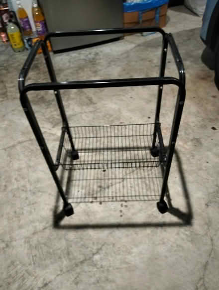 Photo of free White bird cage + stand (Baringa) #2