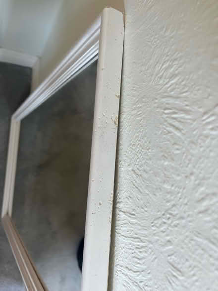 Photo of free White wooden wall hanging mirror (Henley-on-Thames RG9) #2