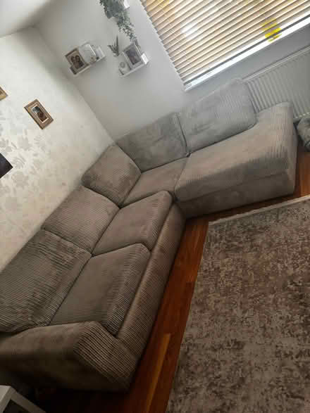 Photo of free corner sofa and armchair (Turnford EN10) #1