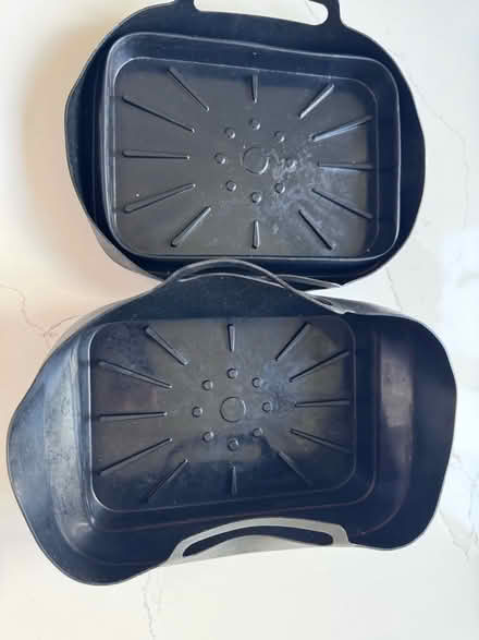 Photo of free 2 silicone air-fryer baskets (Barnacre PR3) #1