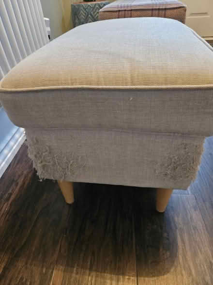 Photo of free Grey Footstool (Crosby, L23) #1