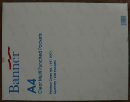 Photo of free Clear multi-ounched A4 pockets (Queen's park) #2