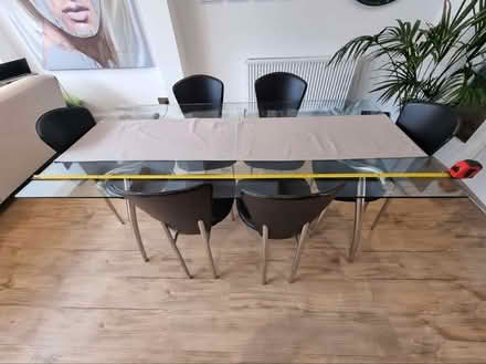 Photo of free Glass Dining Table and 6 chairs (Lilliput BH14) #1