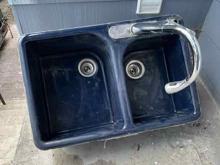 Photo of free Enameled Cast Iron Sink (Union Square, Somerville) #1
