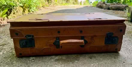 Photo of free Leather suticase (Pulborough) #3