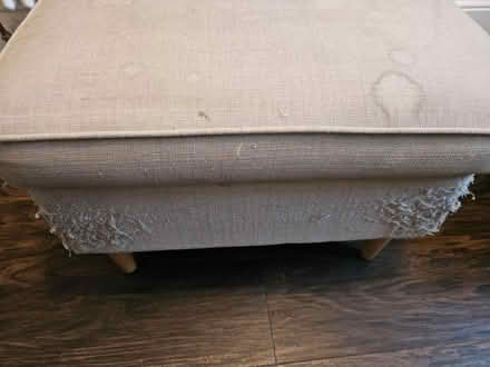 Photo of free Grey Footstool (Crosby, L23) #3