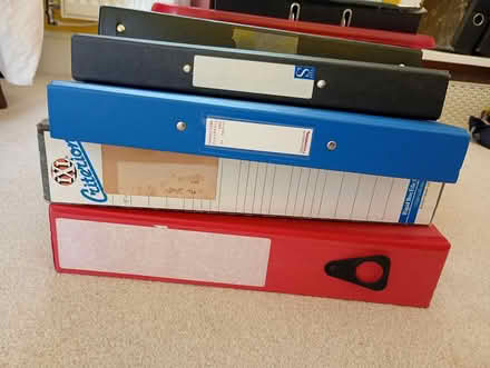 Photo of free Ring binders & box files (Stroud GL5) #3