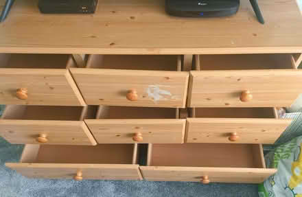 Photo of free Solid pine 8 drawer chest of drawers. (Waterlooville PO8) #3