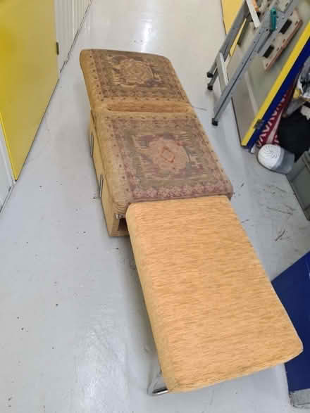 Photo of free Single Arm Chair/Sofa Bed. Camper van/narrow boat (Wicker S2) #2