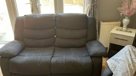 Photo of free Recliner sofa grey (BN27) #1
