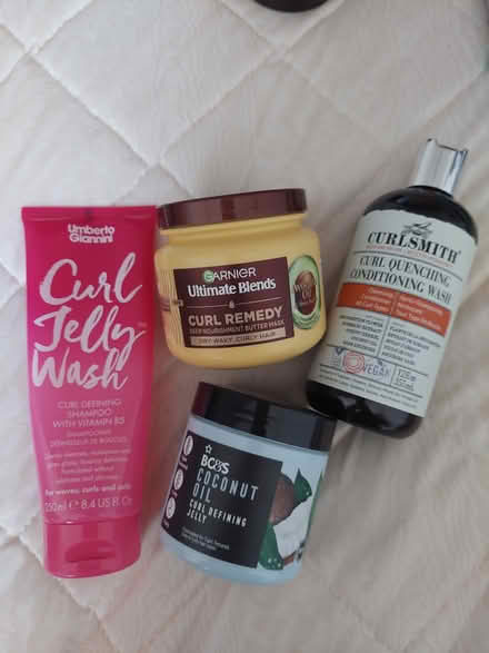 Photo of free Curly haircare products (partially used) (Cheadle Heath SK8) #1
