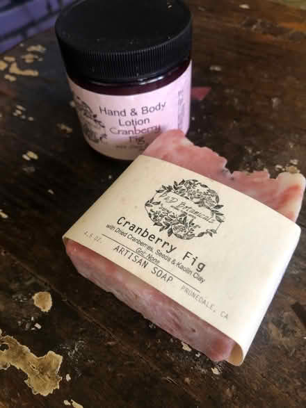 Photo of free Cranberry fig hand lotion & soap (Cambrian) #1