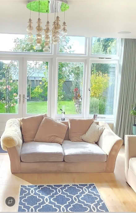 Photo of free Cream sofas (Lilliput BH14) #2