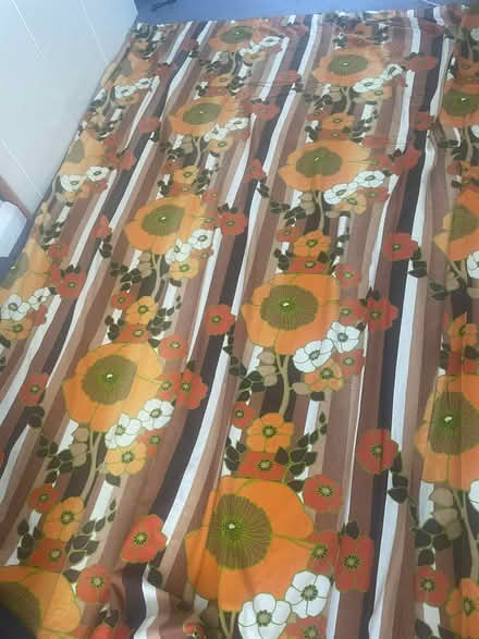 Photo of free Two Large Colourful Curtains (Hartington Road BN2) #3