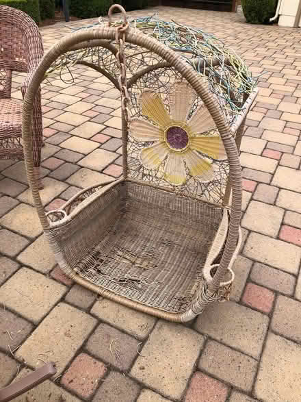 Photo of free patio furniture - need mending (12099 Carol Lane Saratoga) #3