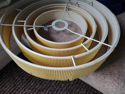 Photo of free yellow hanging lampshade (Matlock DE4) #2