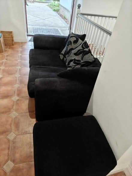 Photo of free Sofabed & Stool (Surbiton KT6) #3