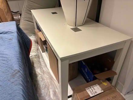 Photo of free White Table with Outlets (Chelsea) #1