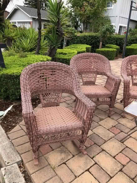 Photo of free patio furniture - need mending (12099 Carol Lane Saratoga) #1
