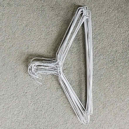 Photo of free Assortment of wire, plastic, skirt/trouser hangers (Elmstead BR7) #1