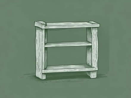 Photo of Small wooden bookcase (Shepton Mallet BA4) #1