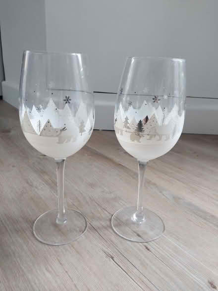 Photo of free Two wine glasses (DA8 Erith) #2