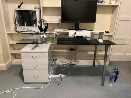 Photo of free Glass Desk (Surbiton KT5) #1
