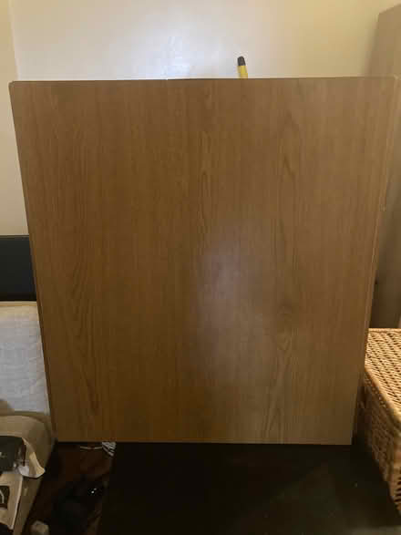 Photo of free Wood Dining Table and Two Chairs (South End) #2