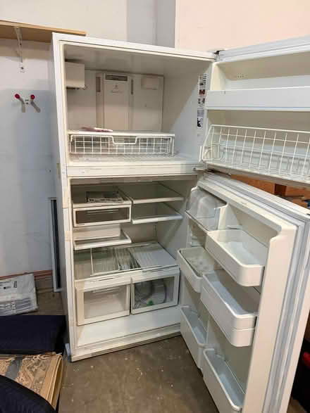 Photo of free Solid-wood dresser, Maytag fridge (newton, pa) #1
