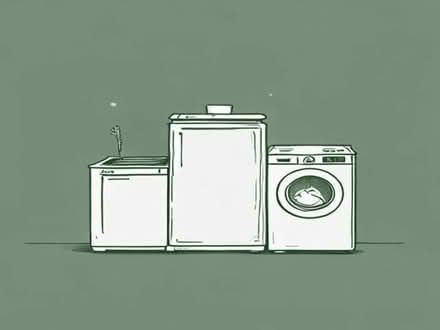 Photo of Fridge, cooker and washing machine (Sidley TN39) #1
