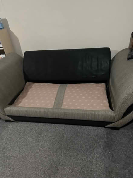 Photo of free 2 Seater Sofa Bed Grey Black (Bradley HD5) #4