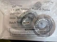 Photo of free 1.5 bowl strainer waste and overflow set (White Cross LA1) #1