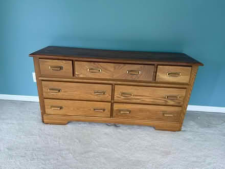 Photo of free Solid-wood dresser, Maytag fridge (newton, pa) #3