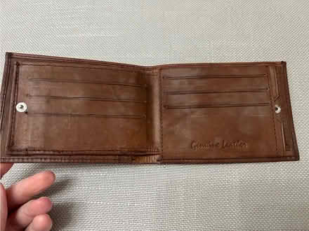 Photo of free New/unused brown leather wallet (Westbrook WA5) #3