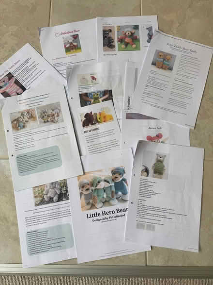 Photo of free Knitting patterns for soft toys - NOT crochet (Northway OX3) #1