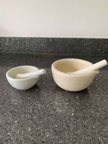 Photo of free 2 Pestle and mortars (Little Paxton) #1