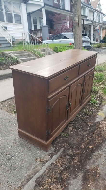 Photo of free Wood Buffet - Vintage Furniture (Greenwood station) #3
